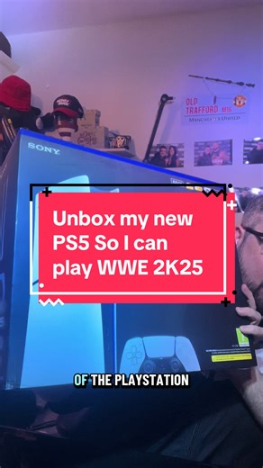 I decided I wanted to play some WWE 2K25 so I went out and got myself the PS5 digital edition lets unbox her and set it up. *The screen is a temporary measure until a new TV is purchased for my room btw. #wwe2k25 #ps5unboxing #wwegaming #wweplaystation #wwetok