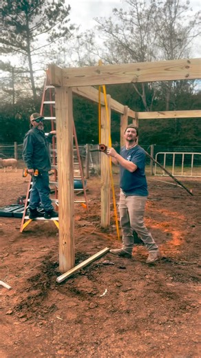 We had a blast comfort farms first annual Build and Feast where the community came out to do an old fashion barn raising.. The weather slowed us down a bit… but we look forward to getting back it there soon #homestead #barnraising #community #veterans | Comfort Farms