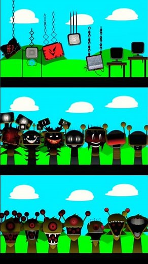 Incredibox Sprunki Mr. Fun computer x Fun bot x Simon 🔥 Battle Song 🎼🥁 #incredibox #sprunki #duomix