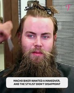 5.2K views · 19 reactions | Biker goes from messy to stylish in an incredible makeover | Fabiosa Life Stories | Facebook