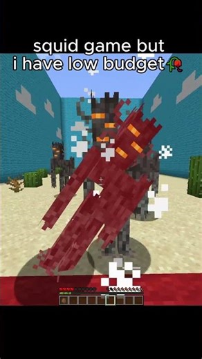 squid game but i have low budget🥀#minecraft #shorts #bome