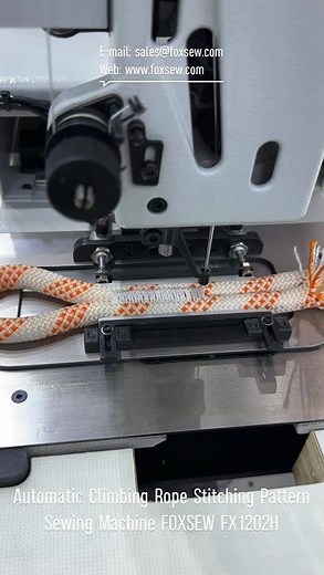 Automatic Climbing Rope Stitching Pattern Sewing Machine