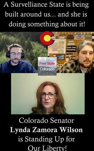 Very few of Colorado's Legislators have the courage to stand up for the rights of the people. Senator Lynda Zamora Wilson is one of the few who stood up against the surveillance state and for the people. Now, she is being targeted in a Primary Election by the Establishment. Senator Lynda Zamora Wilson is one of our only Liberty Legislators in the Senate her proven record shows her commitment to the rights of the people!Watch her explain one of her bills from this year's Legislative Session: