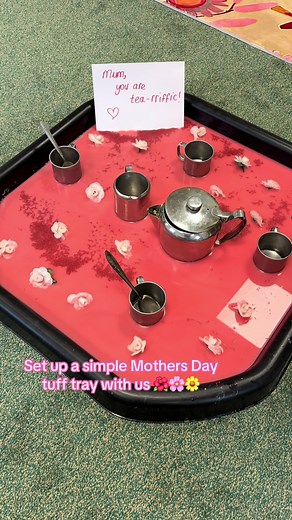Creative Mother's Day Tuff Tray Setup Ideas
