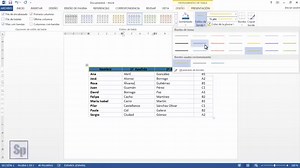 Word - Crear y editar tablas en Word. | Saber Programas