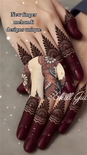 new finger mehandi designs unique #islamicmusic#allha#love📿