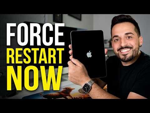 iPad Air M4 Not Responding? Force Restart Now