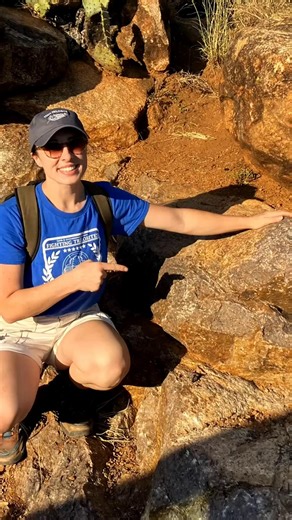 Geological Society of America on Instagram: "Hiding in plain sight in central Texas is a rare igneous rock containing stunning, yet mysterious, blue quartz. 🪨 It's called Llanite, and researchers have yet to settle exactly why it contains such vivid blue quartz. In this video, @geogirlgram takes us with her on a Geological Society of America Field Trip to Llano, TX to explore this beautfiul rock up close and how it came to be. You can check out the full video on YouTube & browse GSA's upcoming 