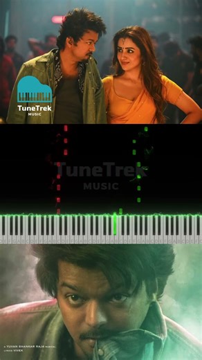 Matta Piano Tutorial Part-1 | GOAT | Vijay | Anirudh | Easy Notes & Chords | TuneTrek Music