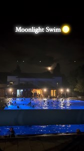 31 reactions | Moonlight swim  Thursday 13th & Friday 14th ✨ Fully booked however we will be opening up 20 further spaces on the door per night! First come, first serve bases ✅ Did you hear us get mentioned on Marlow FM 97.5 朗 have a listen  #moonlight #star #stars #night #swim #experience #memories #vibe #famous #radio | Wycombe Rye Lido | Facebook
