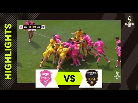 Hat-Trick Hero! ⚡| Stade Français Paris v Dragons RFC | EPCR Challenge Cup Extended Highlights