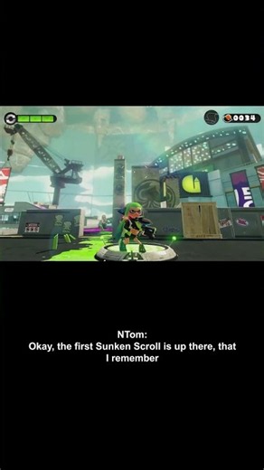 The first Sunken Scroll #hellfirecomms #splatoon #shorts