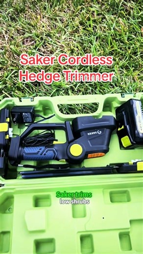 Very stable while trimming — no unnecessary shaking! ✨@Smartsaker #StableHandling #HedgeTrimmer #GardenCare #OutdoorGear #YardMaintenance#saker
