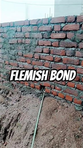 FLEMISH bond || flemish bond and english bond || flemish bond #youtubeshorts #ytshorts #bricks