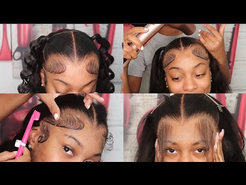 Very Detailed 2 Ponytail Creative Full Frontal Wig Install Styled With Crimps Ft Ashimary Hair