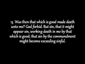 Romans Chapter 7 KJV AV Read Along