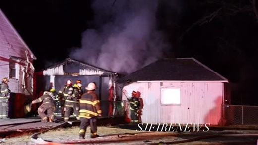 Firefighters responded to the second working fire in 24hrs in Bridgeton City NJ. Crews were dispatched to 21 Marlyn St for a reported structure fire. Units responding were advised multiple calls reporting a garage on fire in close proximity to a house, upgrading to a working fire. Crews arrived with a detached garage fully involved with exposure to another out building and dwelling, going in service with a 2.5”. Crews quickly knocked the bulk of the fire, limiting its spread. Due to the quick re