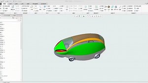 creo 造型设计- 怪兽玩具车外形设计