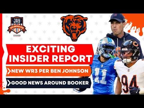 NEWS: Bears Find Their WR3 in New Signing per Ben Johnson + Insider Shares GOOD News For A. Booker