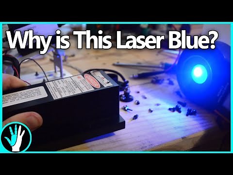 This Laser Turns Infrared into BLUE