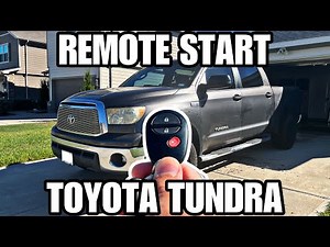 REMOTE START KIT INSTALL / TOYOTA TUNDRA 2010 TO 2017 / START-X PLUG N PLAY / ZERO WIRE SPLICING