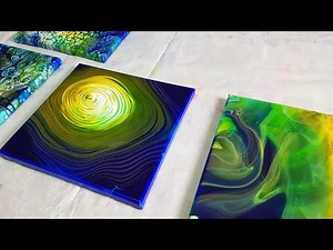 Artist Loft READY-MIXED Pouring Paint TESTING - Fluid Painting Experiment NEW Glossy Pouring Product