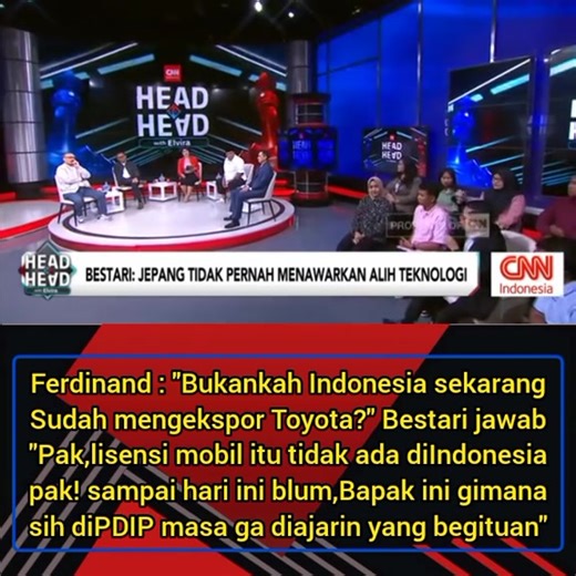 1.6K views | Ferdinand : Bukankah Indonesia sekarang sudah mengekspor Toyota.❓❓ | Ahmad Kurniawan | Facebook