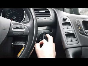 How To Change Headlight Switch VW Golf MK6