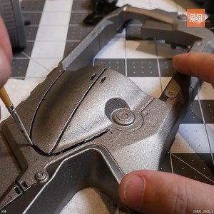 Customizing My Nerf Strongarm Blaster with Paint and LEDs | I Like To Make Stuff