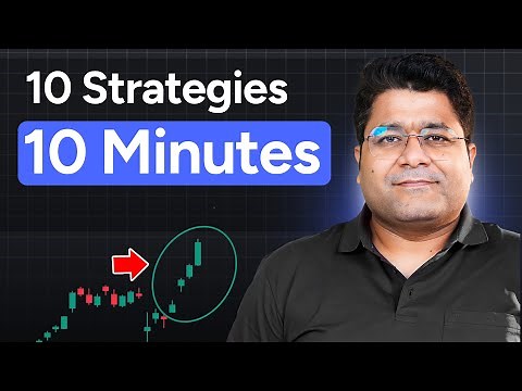 10 Trading Strategies in 10 Minutes | By Priyank Sharma