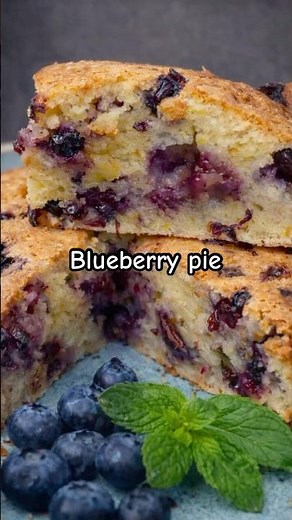 Blueberry Pie in the air fryer 🫐No kneading, ready in 5 minutes ⏱️#airfryer #airfryerfrau