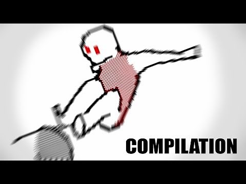 Kick Man / Red guy vs Black Guy Flipnote Compilation