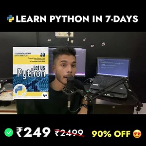 Sagar | Programming Trainer on Instagram: "Master Python In 7 Days-Even If You"re An Absolute Beginner!! yes ! you heard it right and this is not just a line, It is a statement from us. A New! Fast! Proven Method - To Learn Python In Just 7 Days. (2000+ Students Benefited From This ) Old General Way; ❌Wasting money & time on these general expensive courses. ❌And still you are not able to learn python ❌the knowledge and info they give is basic 👇Now Our New! Fast! Proven Method ✅🔥You'll Master P