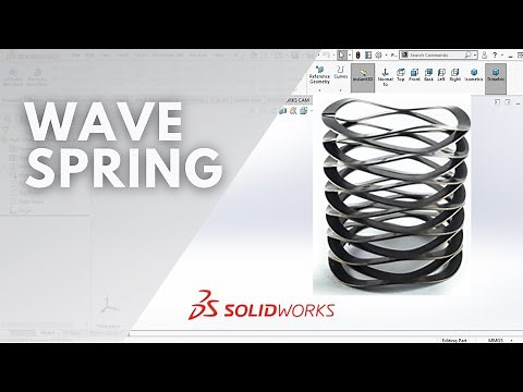 MODELING WAVE SPRING IN SOLIDWORKS