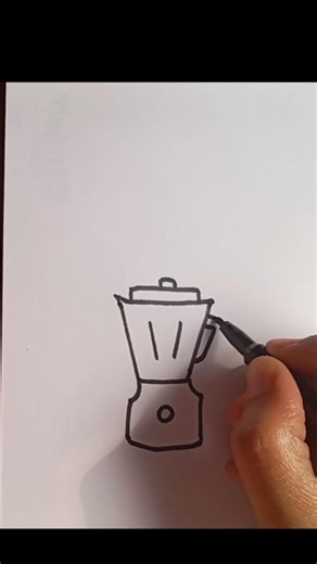 How to draw a blender machine #drawing #art #shortsvideo