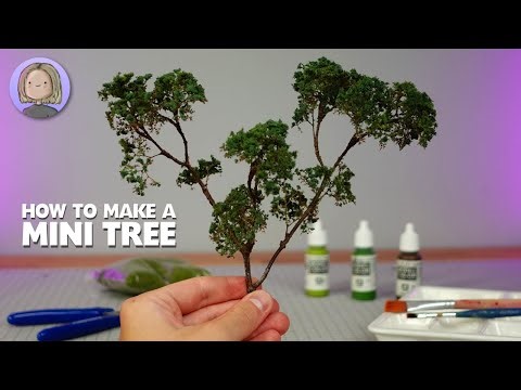 How to make MINIATURE TREES from SCRATCH!