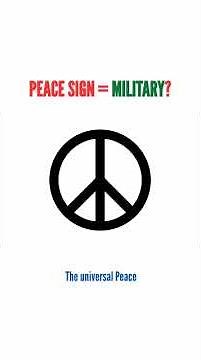 The Secret Meaning of the Peace Sign