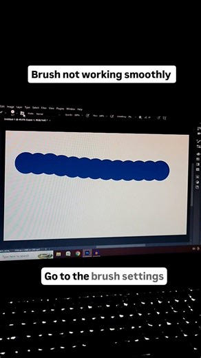 Smooth brushes in 10 seconds #photoshop #tutorial #shorts