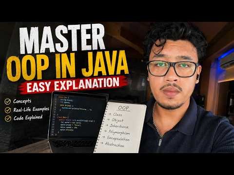Learn Java OOP in One Video | Objects, Classes, Inheritance & Polymorphism Explained