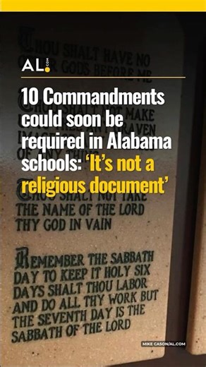 10 Commandments could soon be required in Alabama schools: ‘It’s not a religious document’