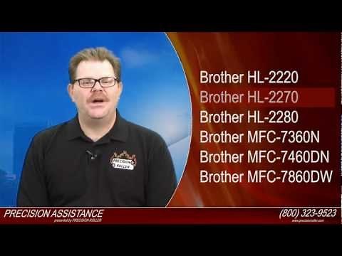 Brother HL-2240D TN-420/TN-450 Toner Installation Video