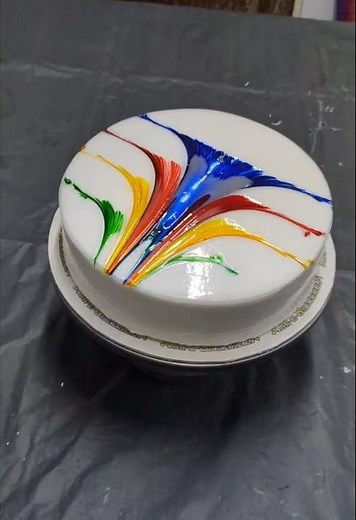 🎂 Amazing Colorful Palette Knife Cake Design | Satisfying Cake Decorating Tutorial 🌈 #shorts #yummy