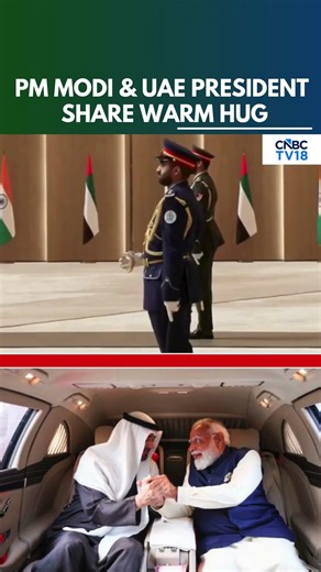 WATCH: Mohamed Bin Zayed Receives PM Modi With Warm Embrace In UAE | PM Lands In Abu Dhabi | N18G