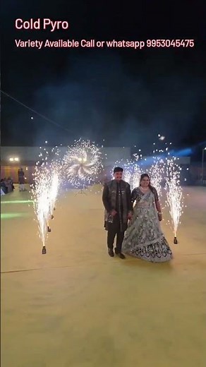 Cold Pyro Variety for Weddings 🔥 | Grand Entry Effects 9953045475