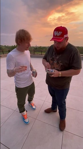 Learning how to shotgun a beer with Luke Combs