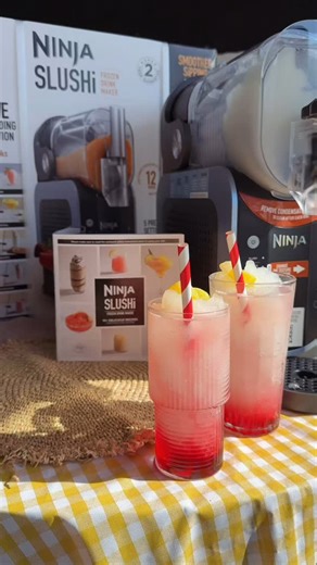 Beat the heatwave with the Ninja Slushi Machine! We made Fanta Lemon & raspberry slushis — no ice needed, ready in under an hour! 流 Perfect for frozen cocktails, frappes & milkshakes too  Shop now at callaghanselectrical.com #HeatwaveHack #NinjaSlushiMachine #SlushieTime #FrozenDrinks #SummerVibes #CallaghansElectrical #FrozenCocktails #FantaLemon #RaspberrySlush #Frappes #MilkshakeMagic #HomeAppliances #CoolDown | Callaghans Electrical | Facebook