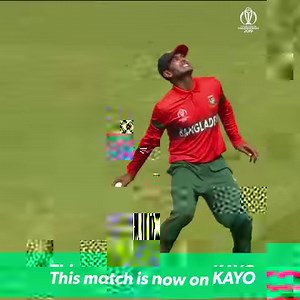12K views · 23 reactions | Reflexes like lightning as Bangladesh claim their first wicket! Stream every game of the ICC Cricket World Cup Live and on-demand on Kayo. kayo.live/cwc19 | Kayo Sports | Facebook