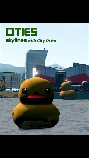 Rubber Duck Ship & Boat - La vida ☘ Cities Skylines: City Drive ♪ #shorts