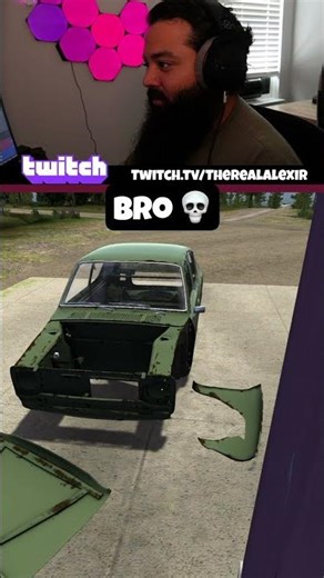 I kick flipped the car...