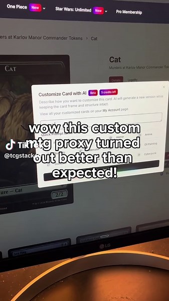Create Custom Magic: The Gathering Proxies Easily